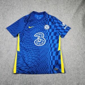 Nike Chelsea FC Mason Mount 19 Jersey Mens Large Blue 2021-22 Home CV7889-408